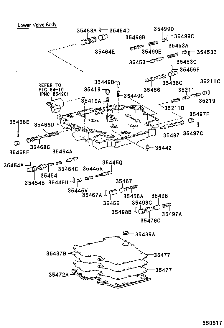 35410-46010 BODY ASSY, TRANSMISSION VALVE product image