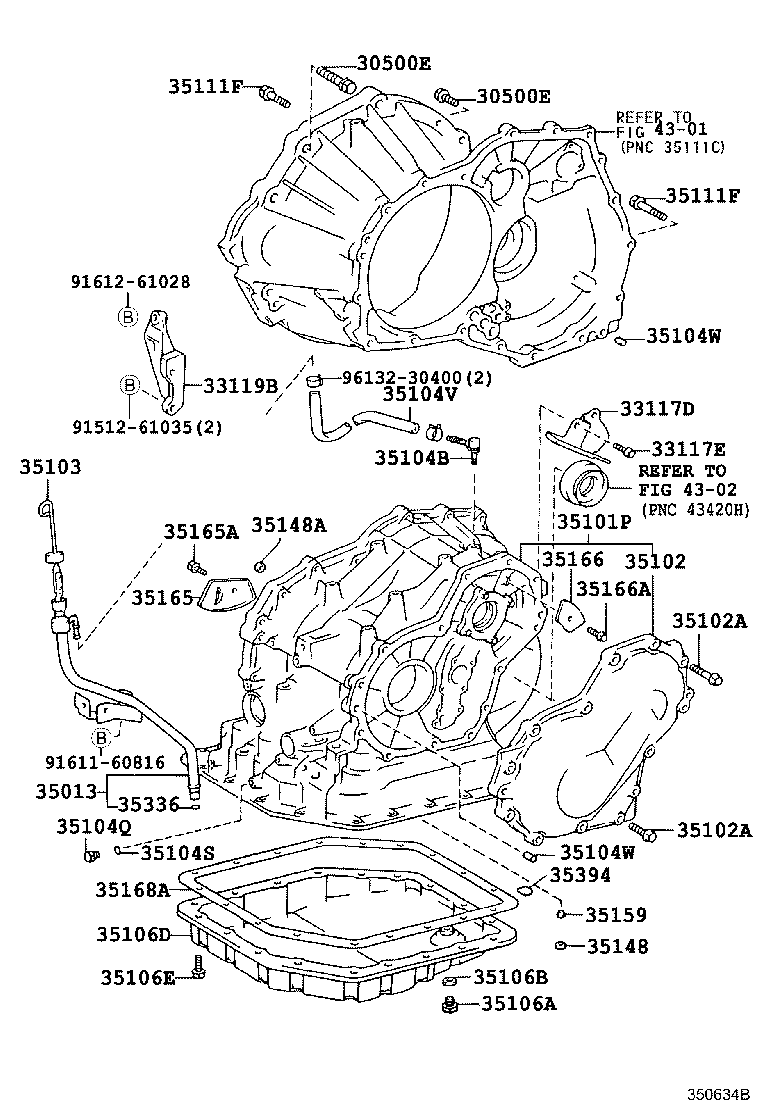 Toyota 35103-42020 GAGE SUB-ASSY, TRANSMISSION OIL LEVEL