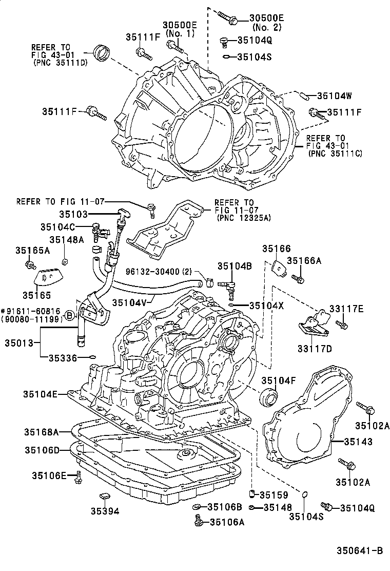 35013-02020 TUBE SUB-ASSY, TRANSMISSION OIL FILLER product image