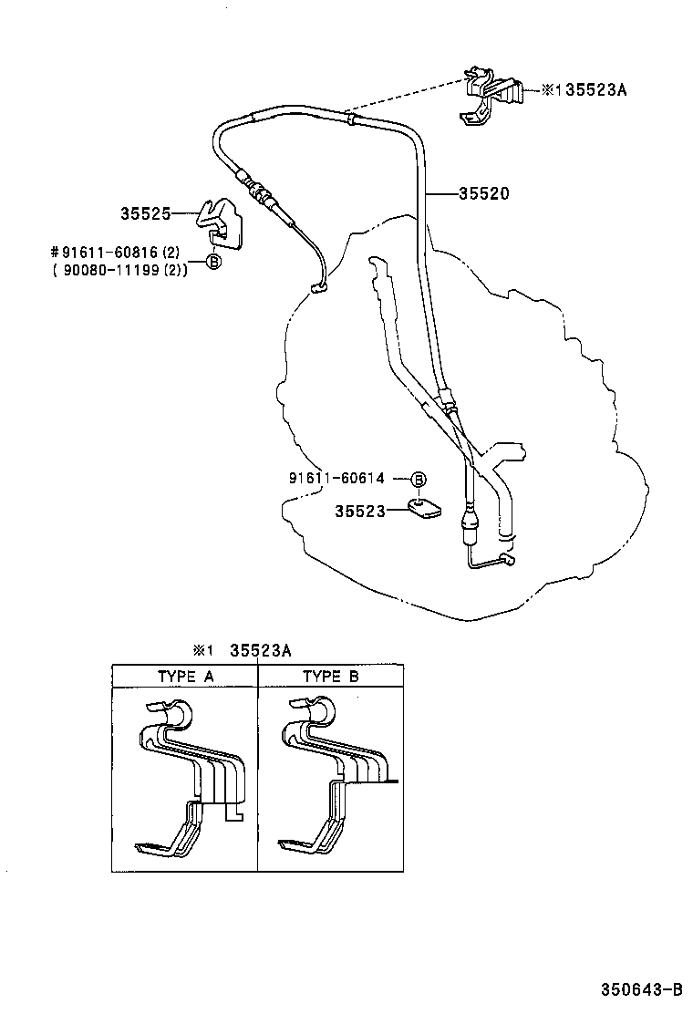35520-12460 CABLE ASSY, THROTTLE product image