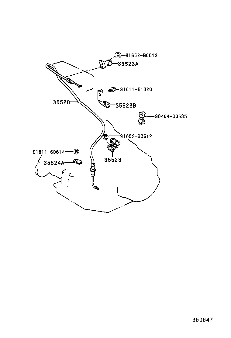 35520-42020 CABLE ASSY, THROTTLE product image