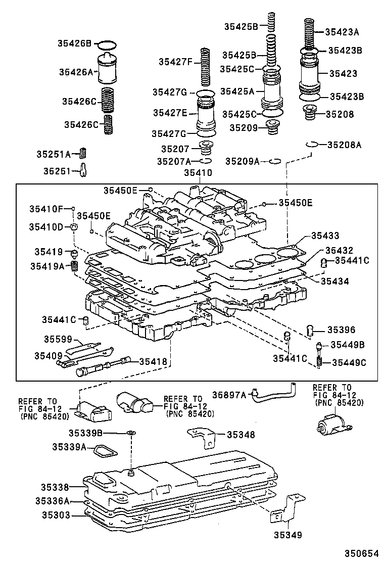 35410-35371 BODY ASSY, TRANSMISSION VALVE product image