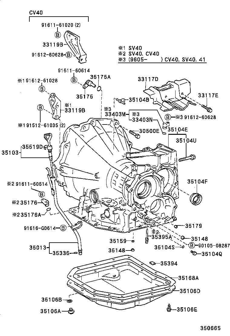 35013-32110 TUBE SUB-ASSY, TRANSMISSION OIL FILLER product image