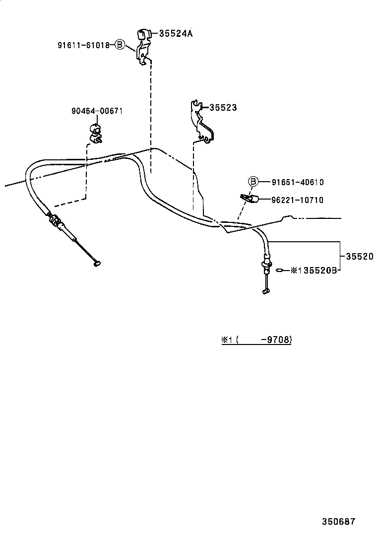 35573-26040 LEVER, TRANSMISSION CONTROL SHAFT, LH product image