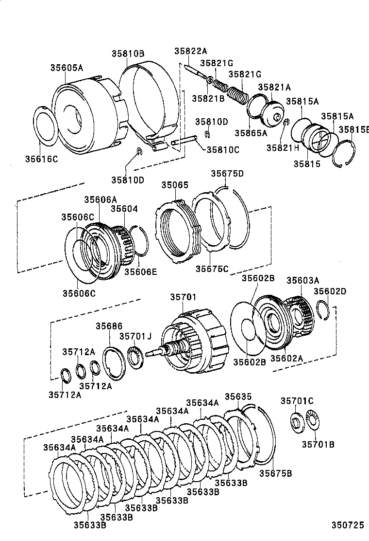 35701-30100 SHAFT SUB-ASSY, INPUT product image