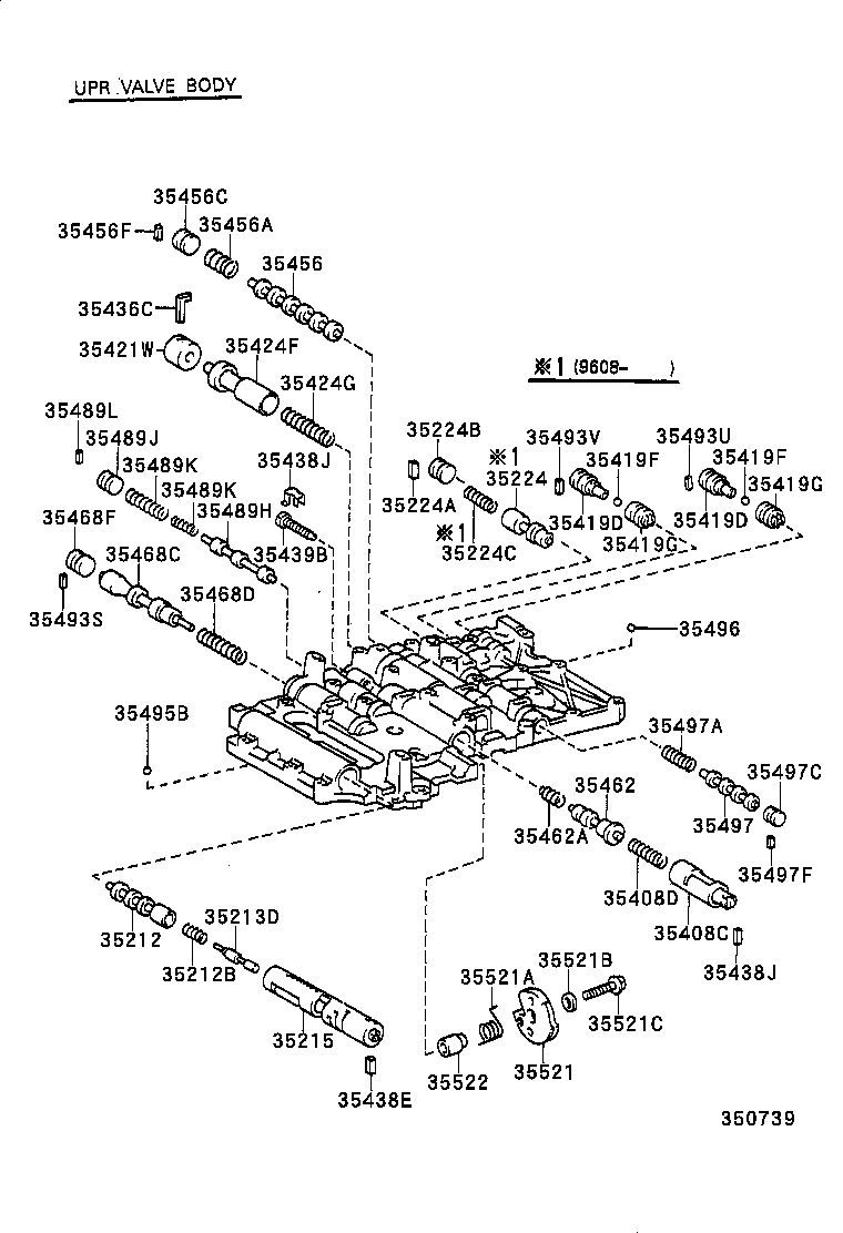 35406-50081 PLATE SUB-ASSY, VALVE BODY product image