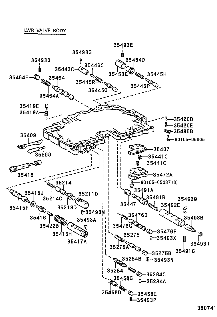 35209-22020 SPRING SUB-ASSY, C-2 ACCUMULATOR product image