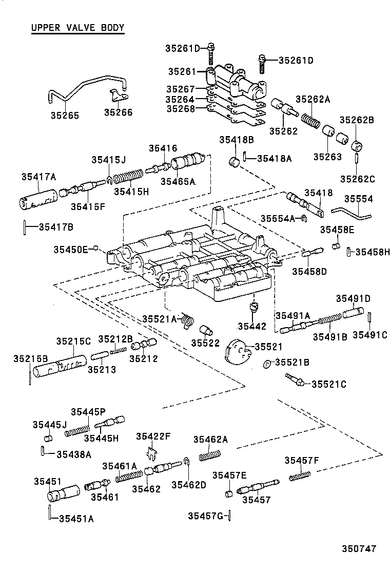 35432-12230 PLATE, VALVE BODY, NO.1 product image
