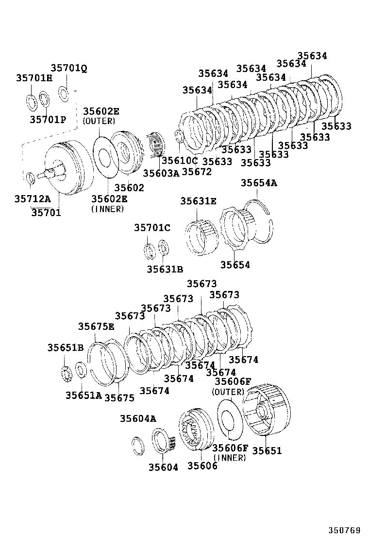 35701-37010 SHAFT SUB-ASSY, INPUT product image
