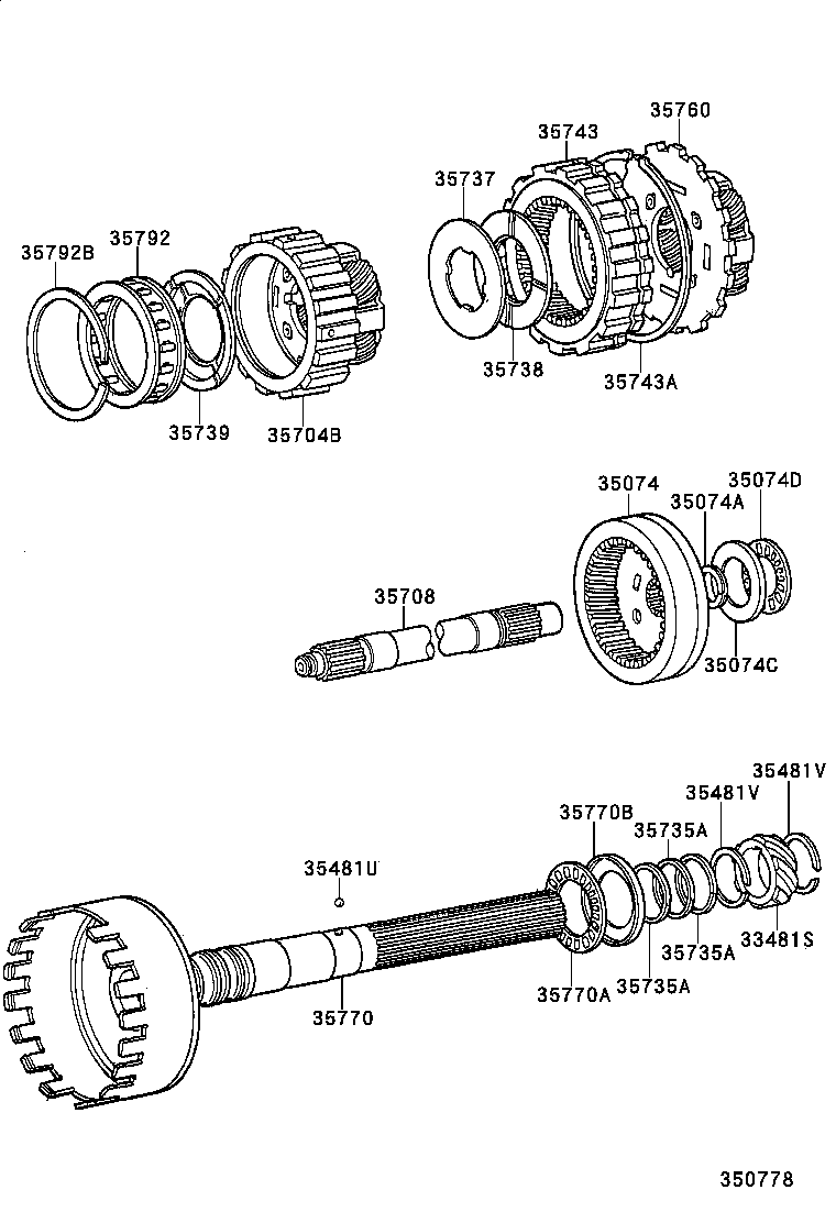 35073-35040 SHAFT, OUTPUT product image