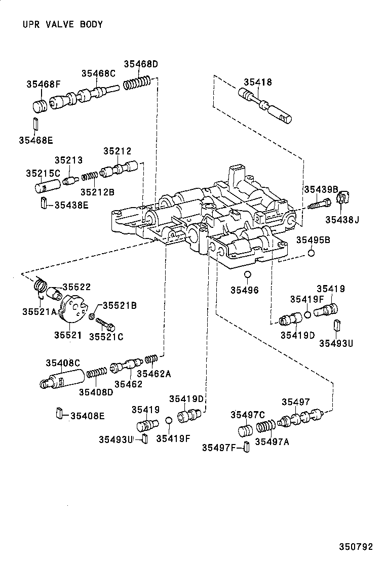 35410-20441 BODY ASSY, TRANSMISSION VALVE product image