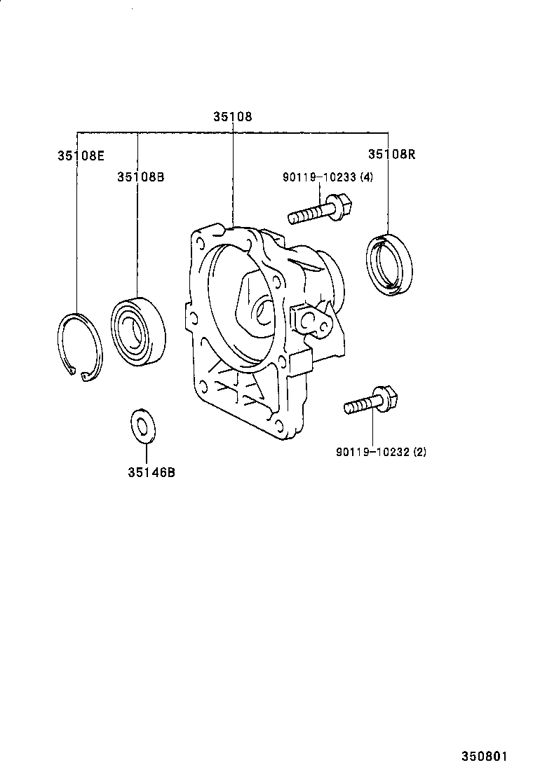 35180-30010 HOUSING SUB-ASSY, EXTENSION (ATM) product image