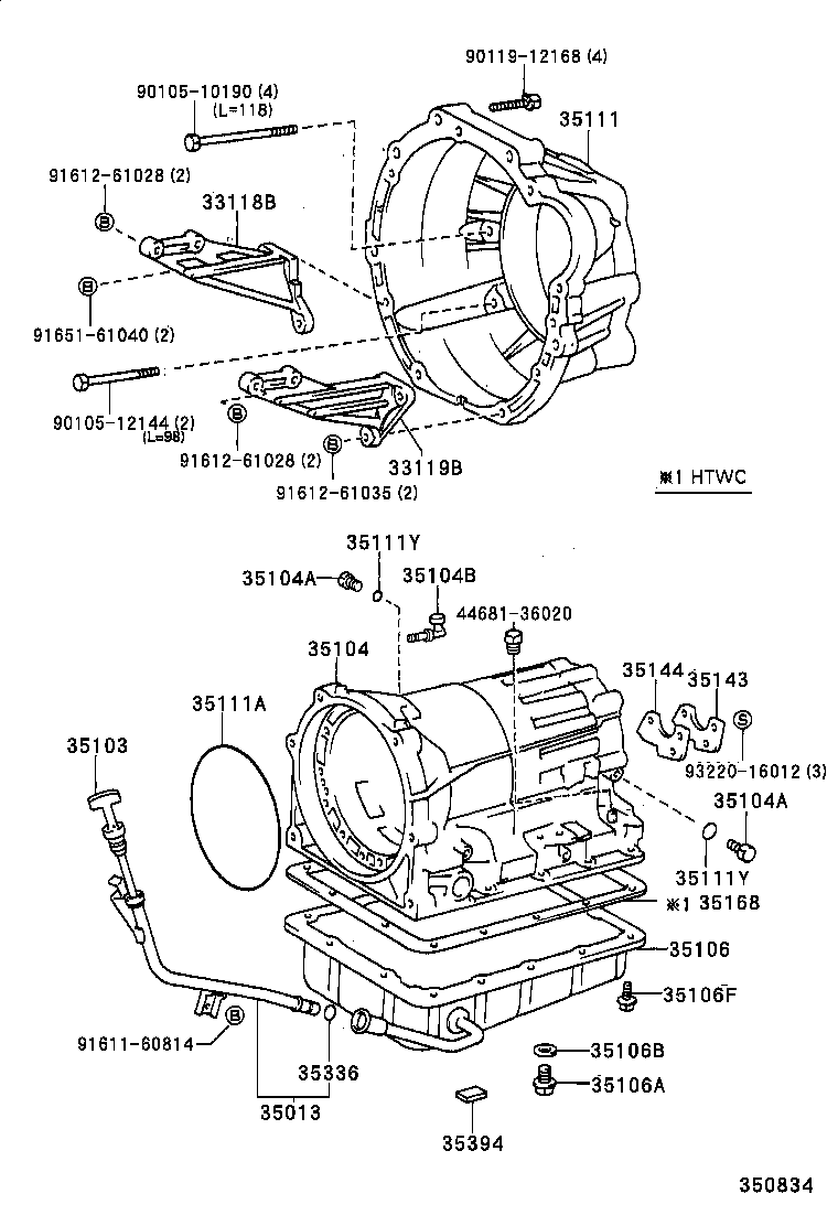 35103-30610 GAGE SUB-ASSY, TRANSMISSION OIL LEVEL product image