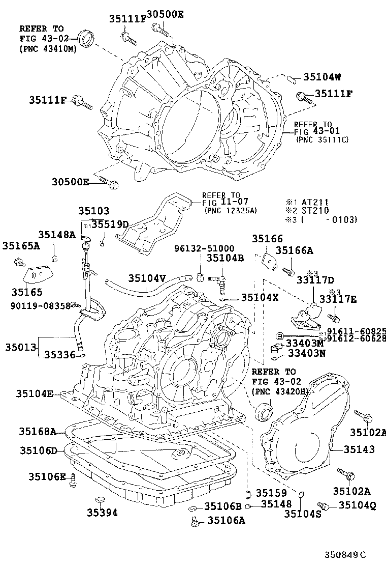 35106-21010 PAN SUB-ASSY, AUTOMATIC TRANSAXLE OIL product image