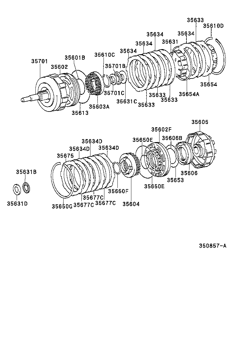 35677-30190 DISC, CLUTCH (FOR FORWARD MULTIPLE DISC CLUTCH) product image