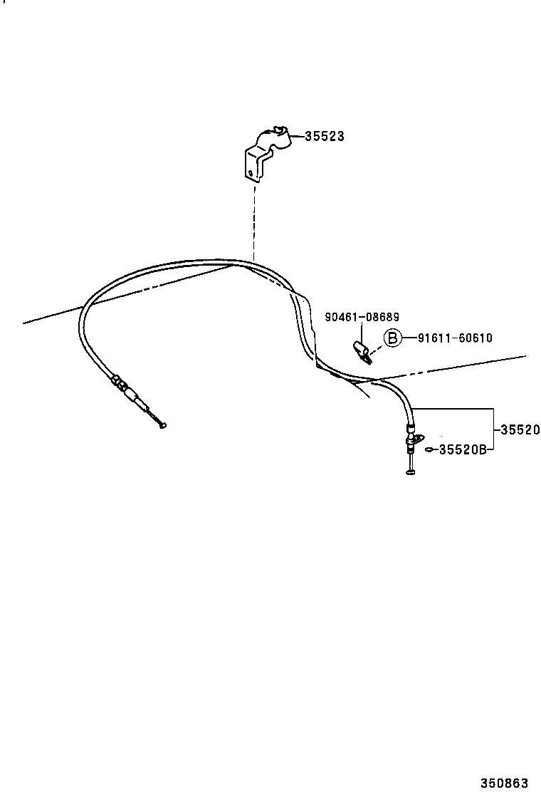 35520-30230 CABLE ASSY, THROTTLE product image