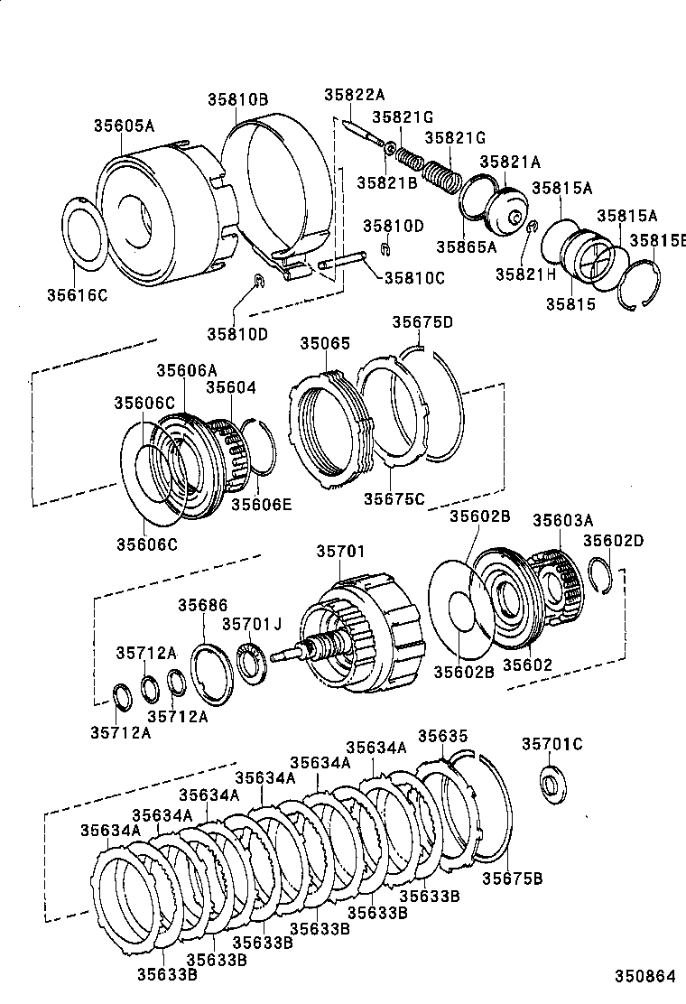 35677-30190 DISC, CLUTCH (FOR FORWARD MULTIPLE DISC CLUTCH) product image