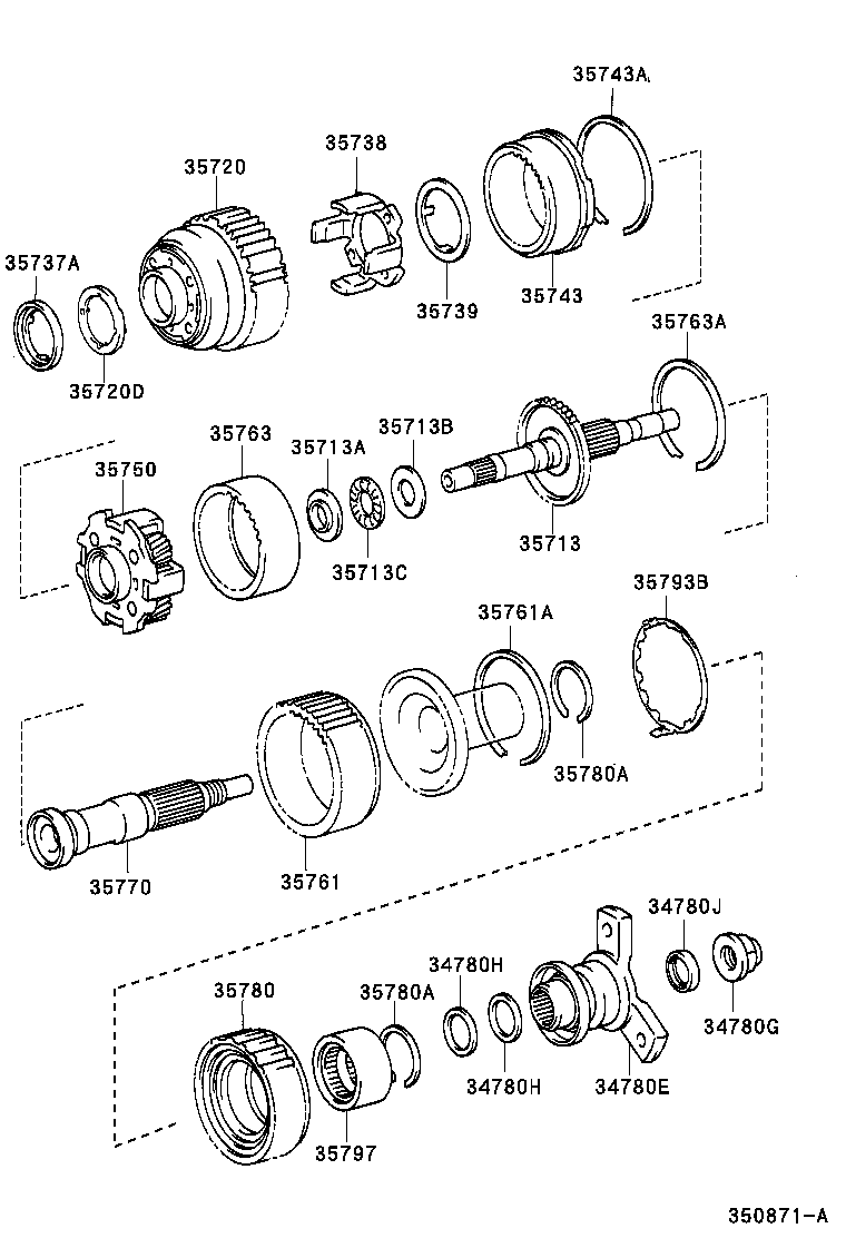 33481-26060 GEAR, SPEEDOMETER DRIVE (ATM) product image