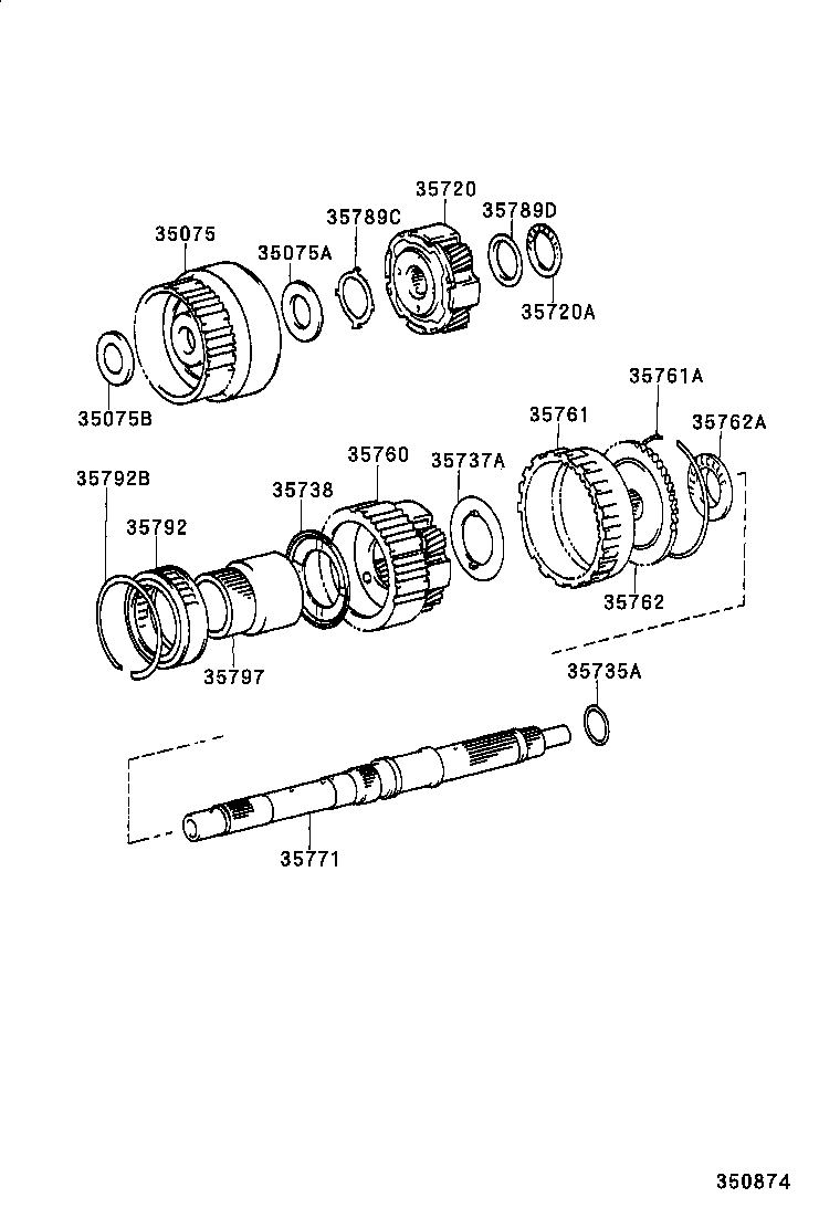 33481-26060 GEAR, SPEEDOMETER DRIVE (ATM) product image