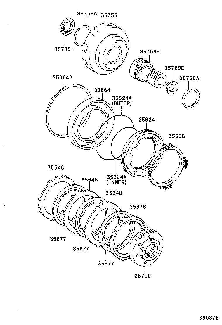 35664-21010 CYLINDER, 2ND BRAKE product image