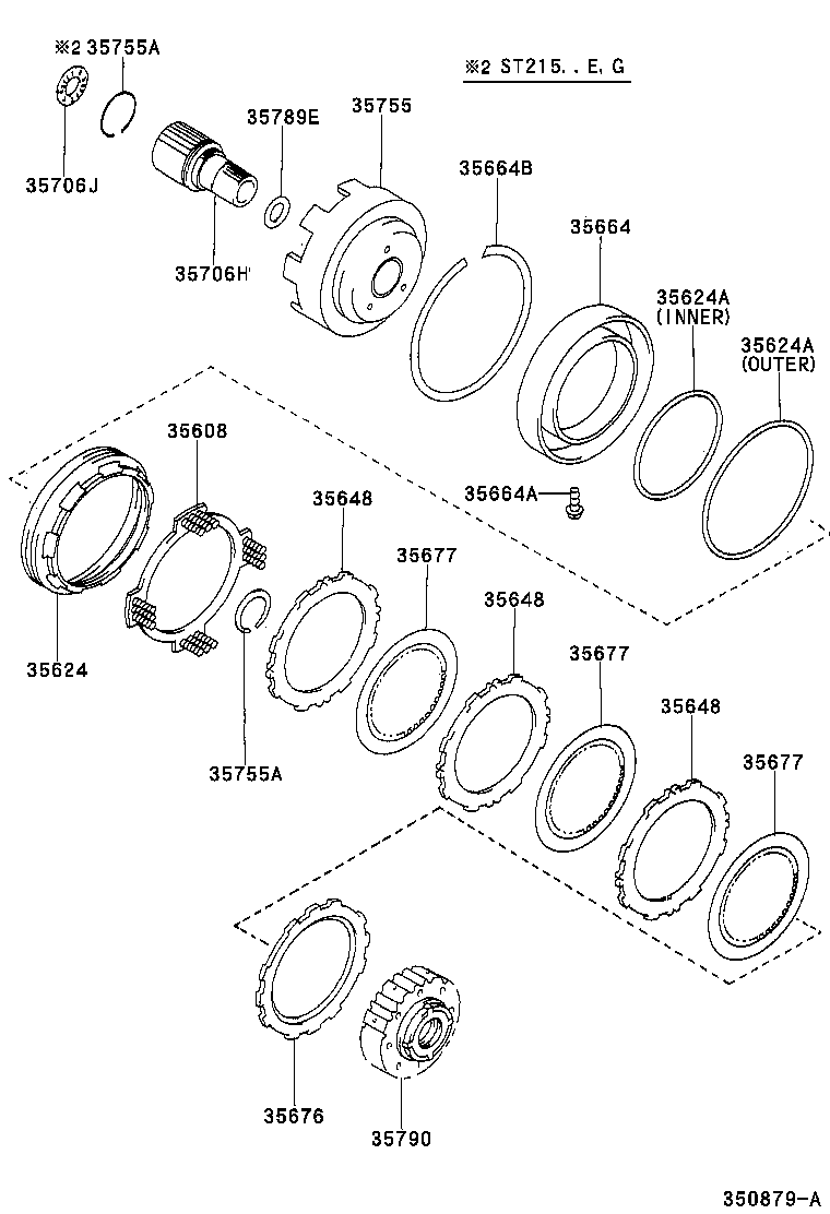 35664-21010 CYLINDER, 2ND BRAKE product image