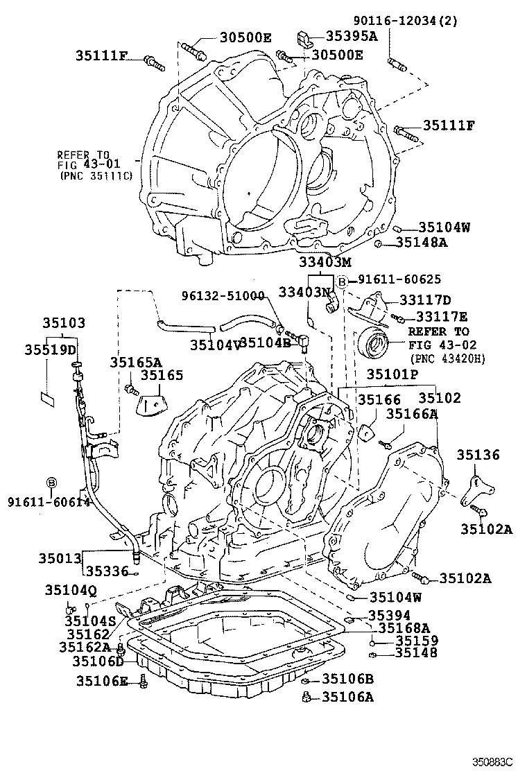 35013-46020 TUBE SUB-ASSY, TRANSMISSION OIL FILLER product image