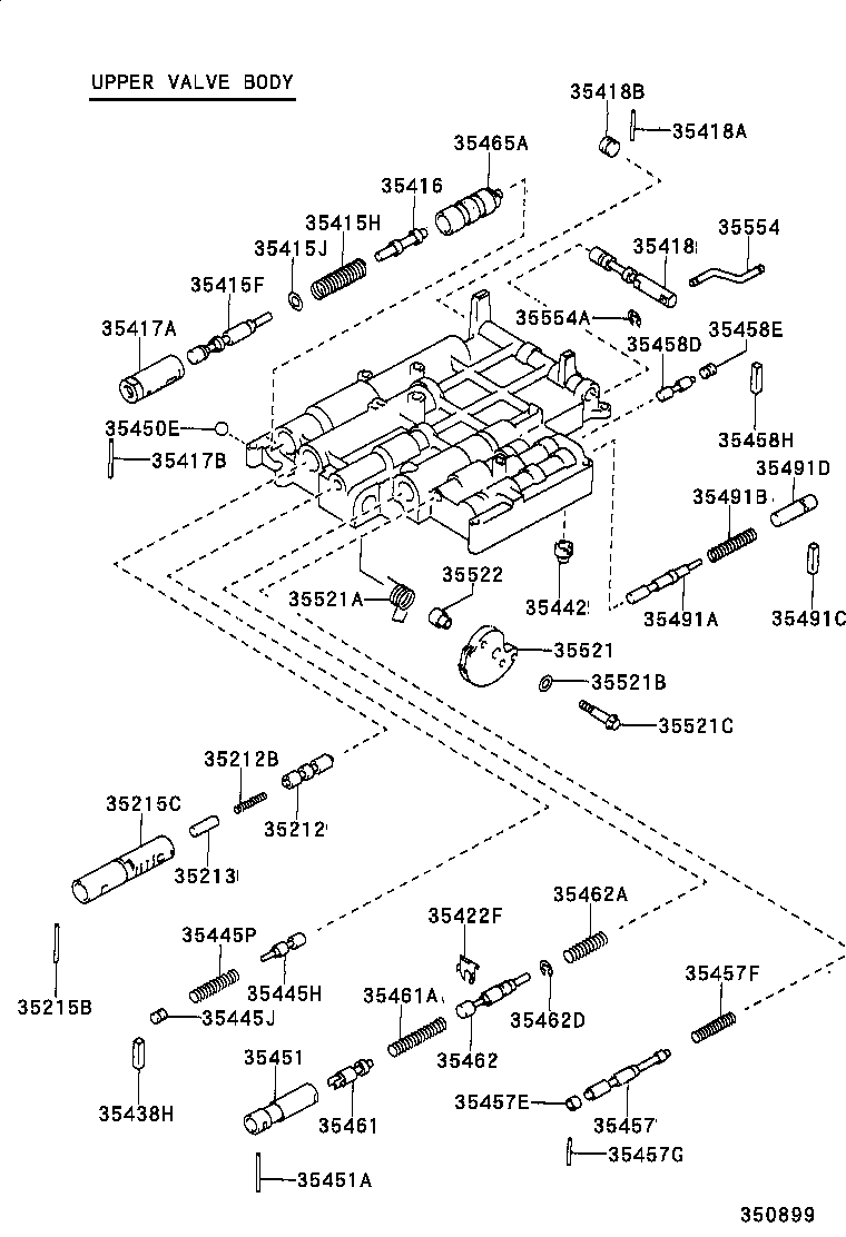 35410-21030 BODY ASSY, TRANSMISSION VALVE product image