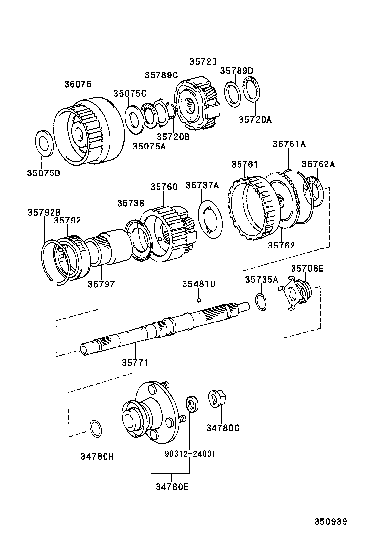 90520-32002 RING OR SPACER (FOR ATM SPEEDMETER DRIVE GEAR) product image
