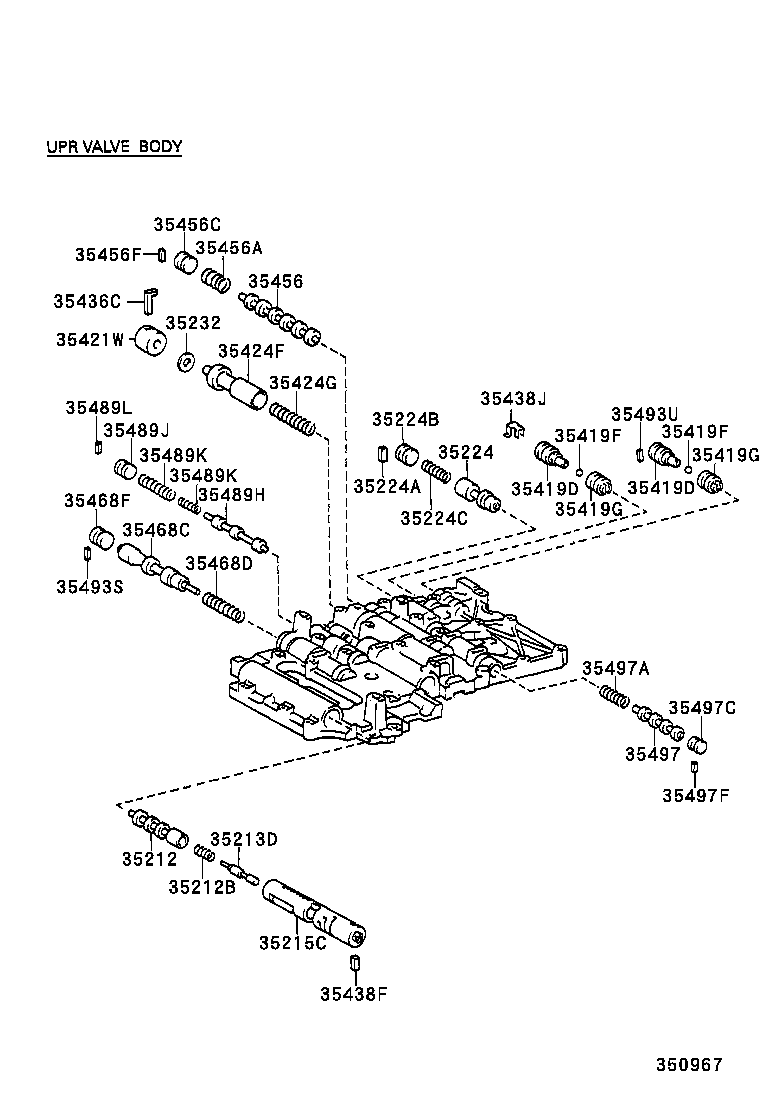 35410-30870 BODY ASSY, TRANSMISSION VALVE product image