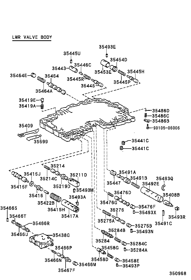 35410-30870 BODY ASSY, TRANSMISSION VALVE product image