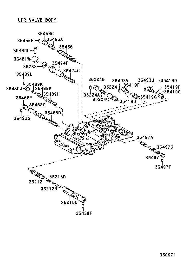 90501-24014 SPRING, COMPRESSION (FOR B-2 ACCUMULATOR PISTON) product image