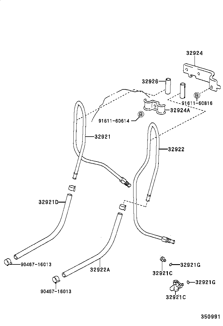 32941-06020 HOSE(FOR OIL COOLER INLET) product image