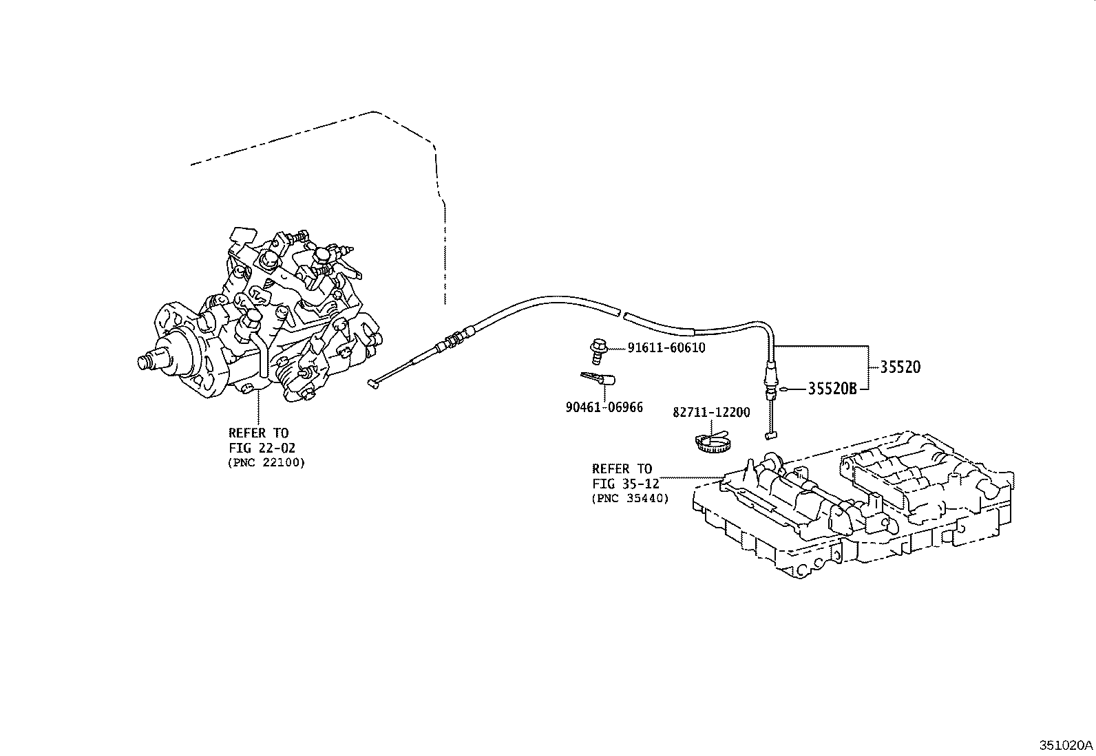 35520-28071 CABLE ASSY, THROTTLE product image
