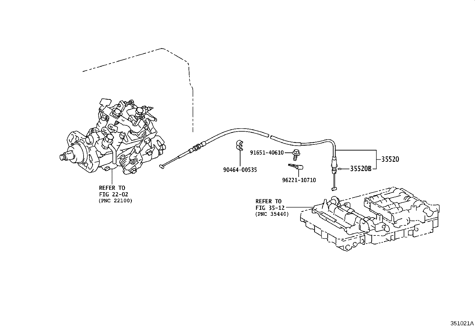 35520-28071 CABLE ASSY, THROTTLE product image