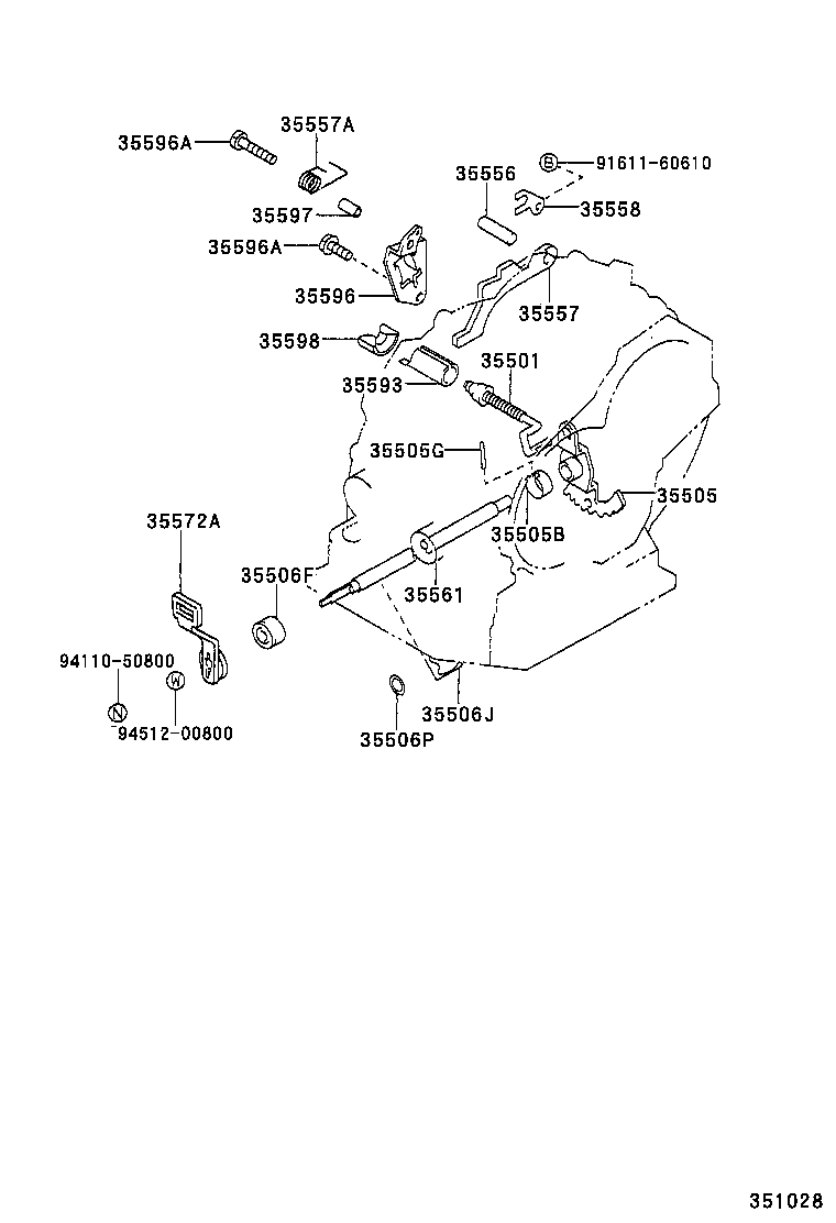 35520-20600 CABLE ASSY, THROTTLE product image