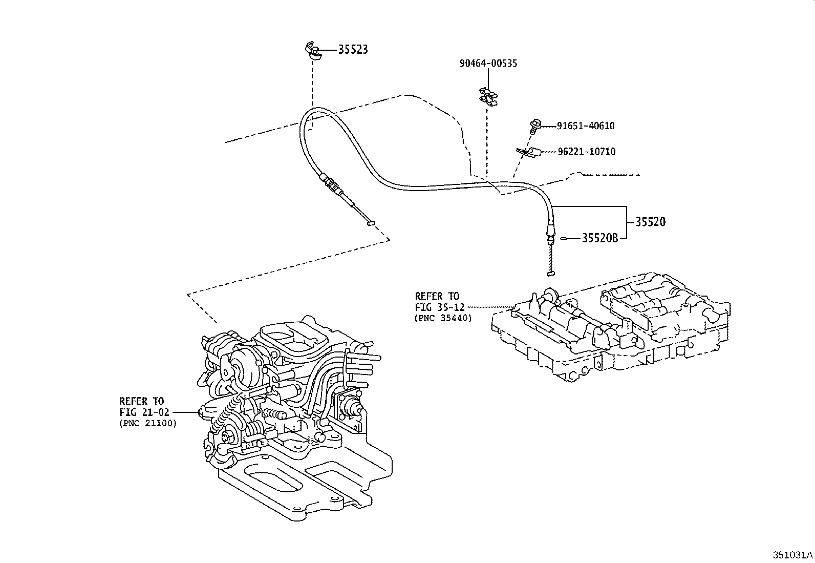 35520-28071 CABLE ASSY, THROTTLE product image