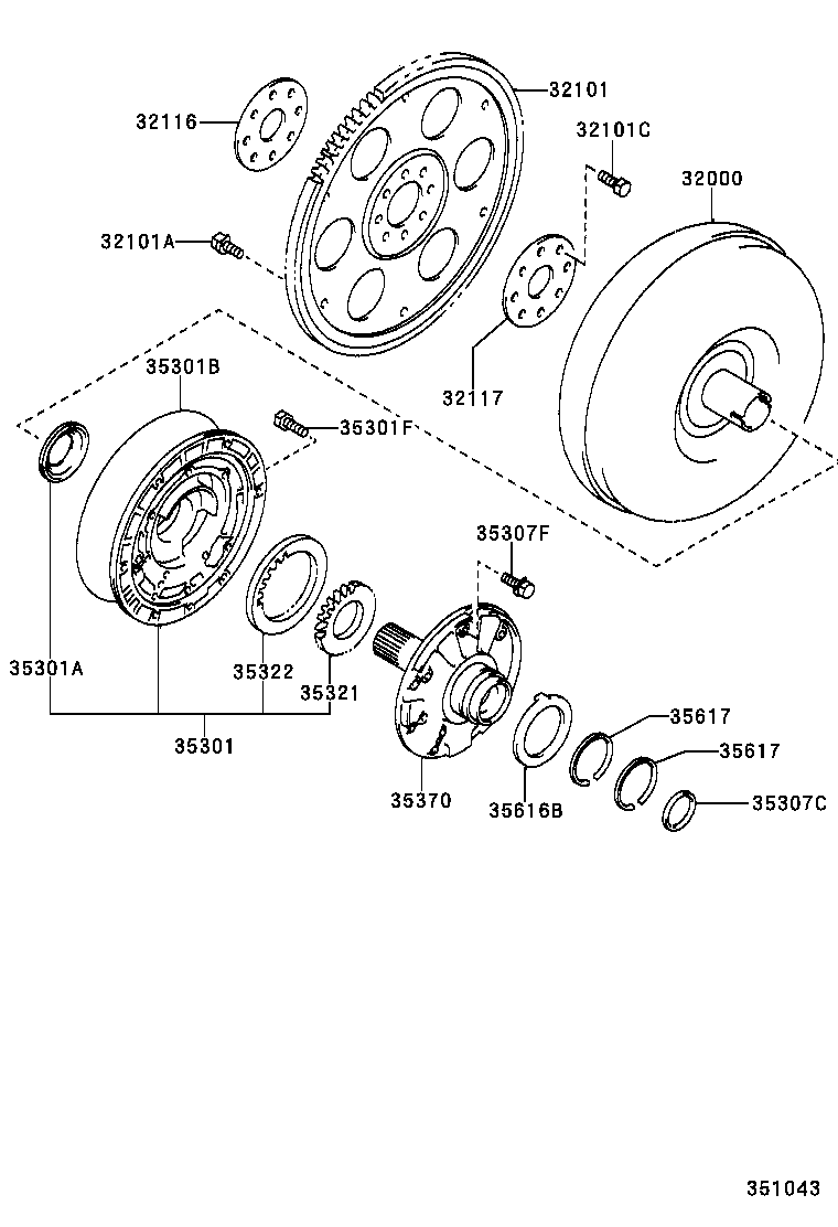 32000-20261 CONVERTER ASSY, TORQUE product image
