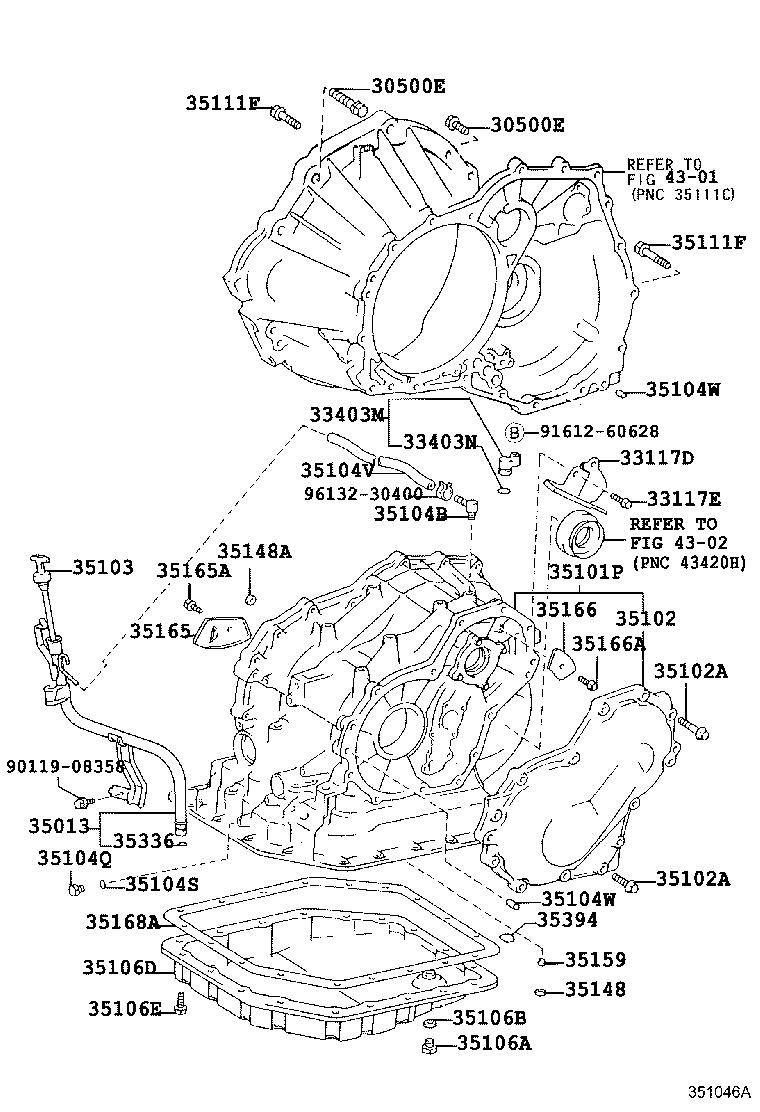 35013-20750 TUBE SUB-ASSY, TRANSMISSION OIL FILLER product image