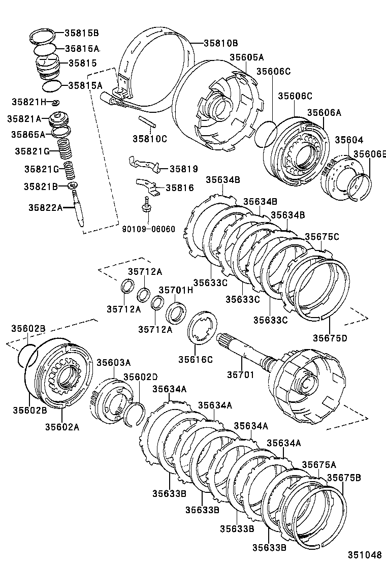 35605-20030 DRUM SUB-ASSY, DIRECT CLUTCH product image