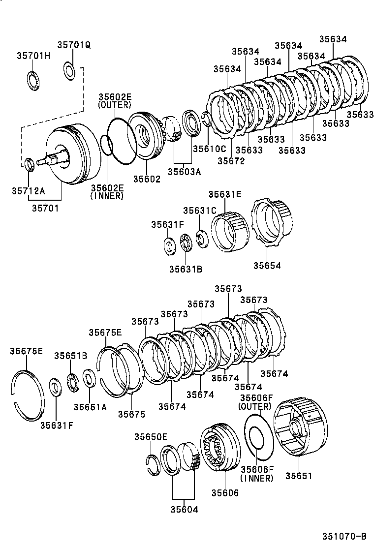 35701-60050 SHAFT SUB-ASSY, INPUT product image