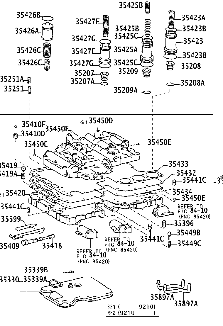 35410-24180 BODY ASSY, TRANSMISSION VALVE product image