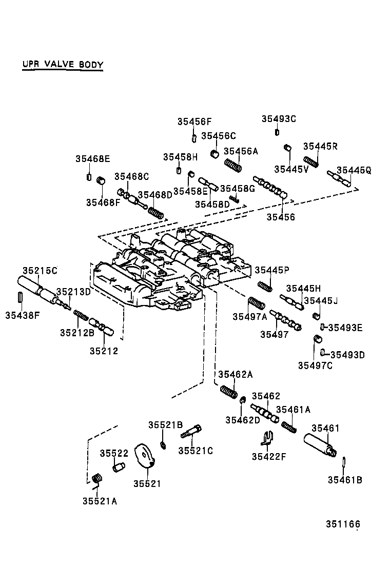 35406-24020 PLATE SUB-ASSY, VALVE BODY product image