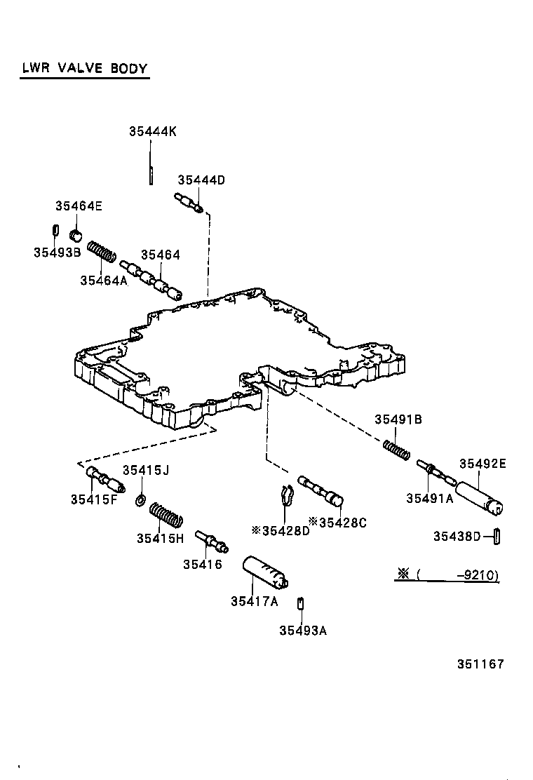 35410-24180 BODY ASSY, TRANSMISSION VALVE product image