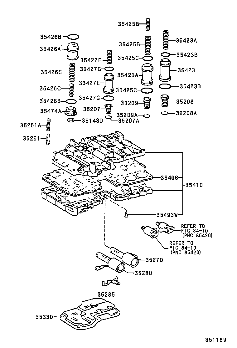 35406-24020 PLATE SUB-ASSY, VALVE BODY product image
