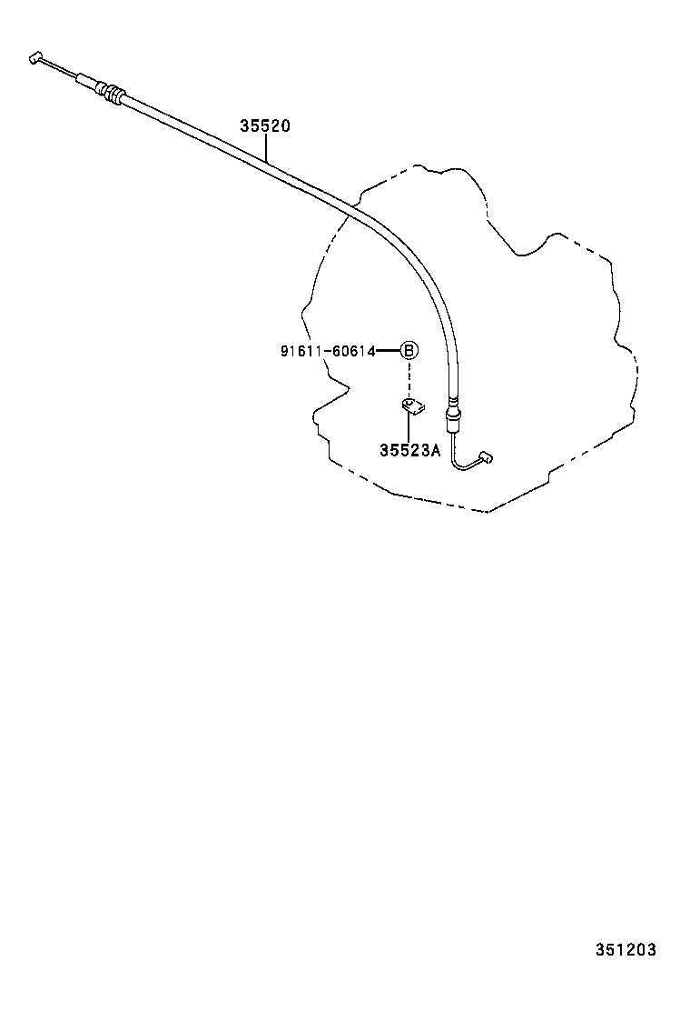 35520-20420 CABLE ASSY, THROTTLE product image