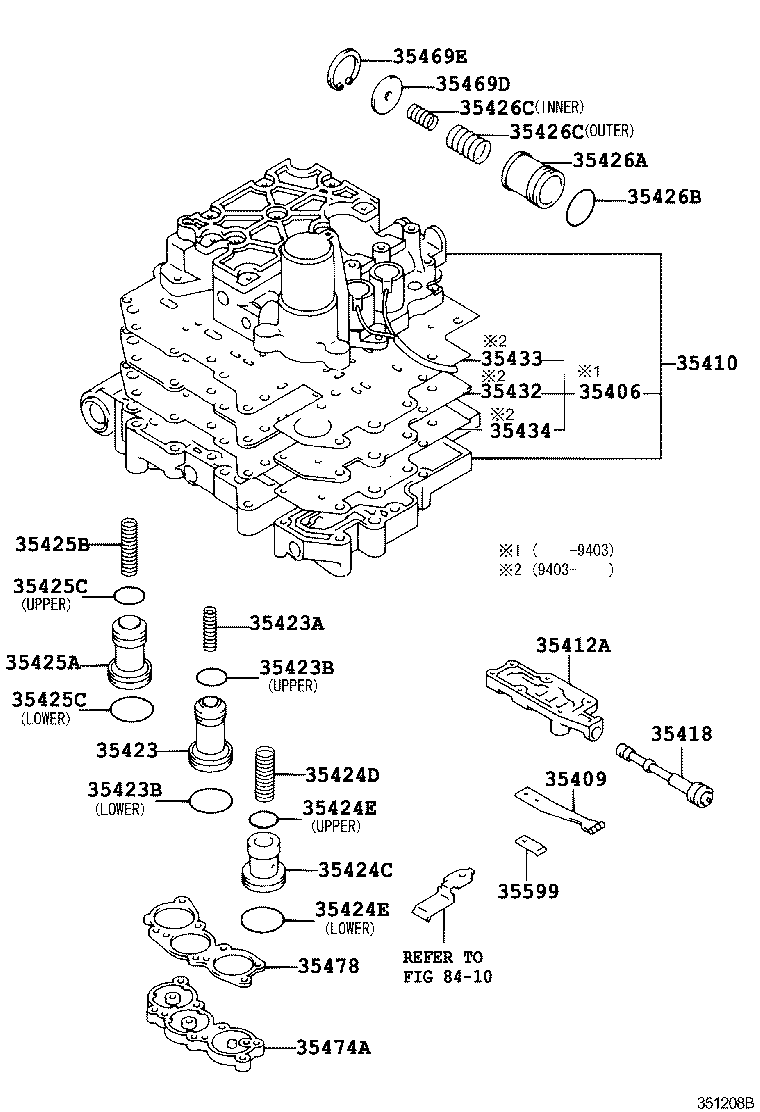 35410-20340 BODY ASSY, TRANSMISSION VALVE product image