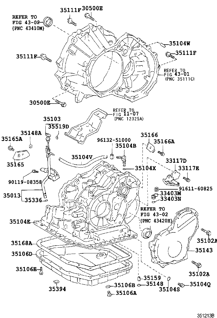 35106-21010 PAN SUB-ASSY, AUTOMATIC TRANSAXLE OIL product image
