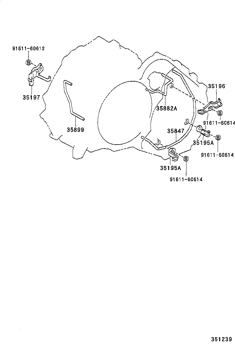 35205-20040 SPRING SUB-ASSY, B-2 ACCUMULATOR product image