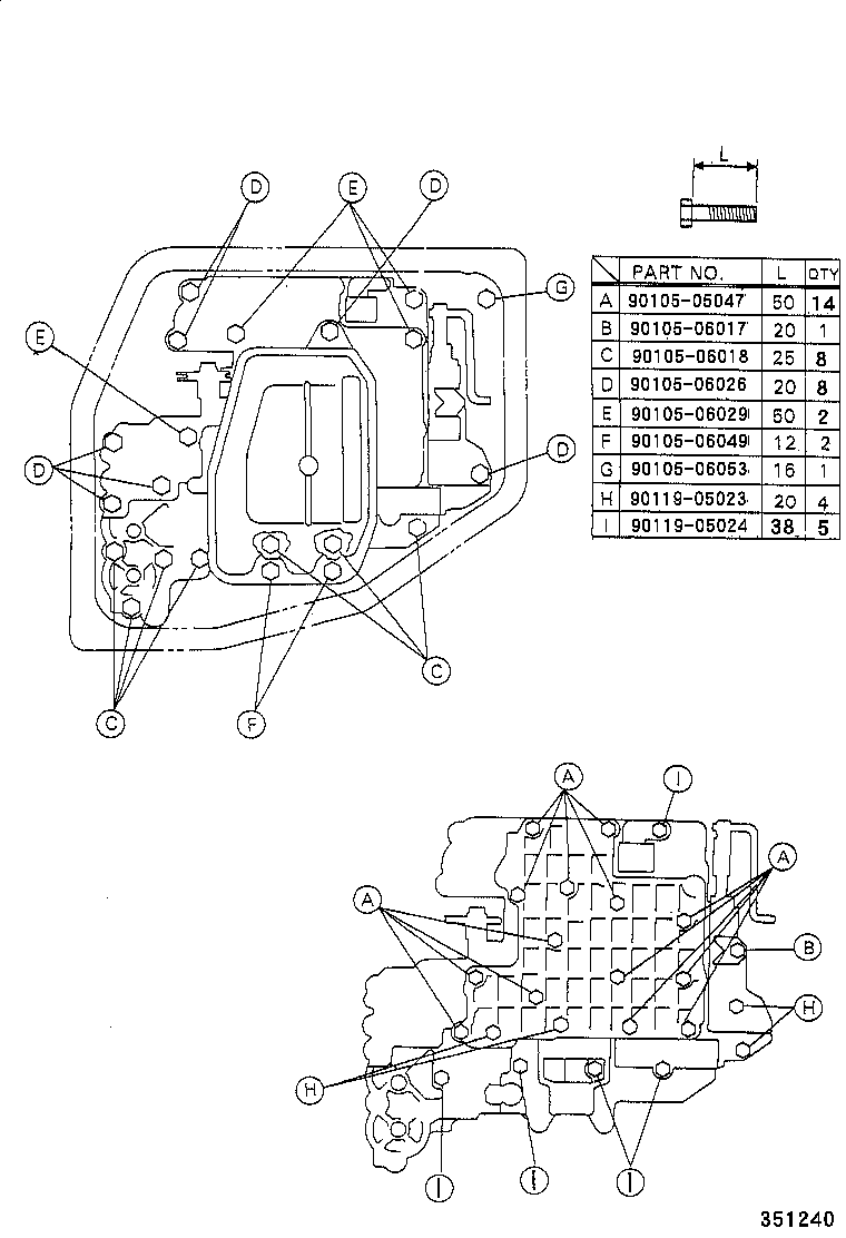35205-20040 SPRING SUB-ASSY, B-2 ACCUMULATOR product image