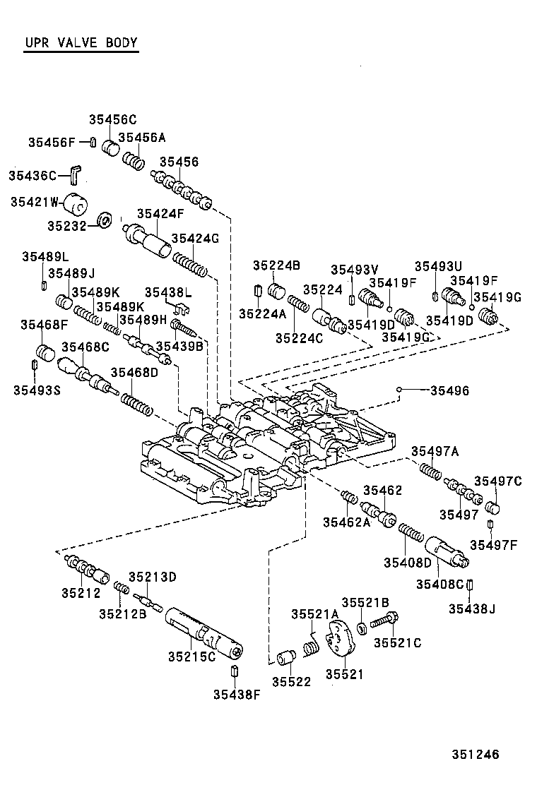 35410-24180 BODY ASSY, TRANSMISSION VALVE product image